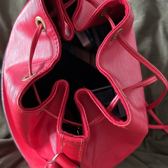 Vintage Louis Vuitton Red Epi Noé ❣️❣️❣️Bag ❣️AR0916❣️❣️EUC - Picture 9 of 15
